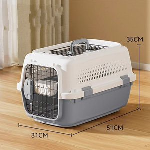 Pet Luggage Box Portable Dog and Cat Outdoor Cage Box Dog Crate