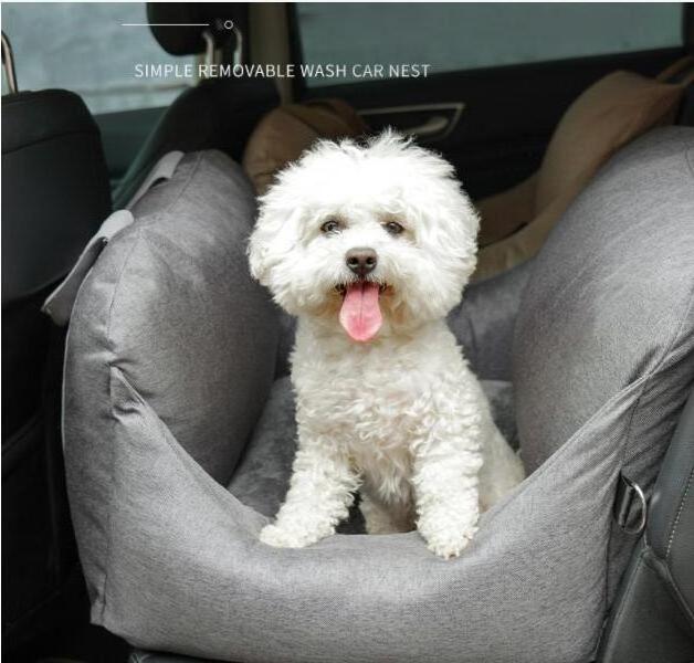 Four Seasons Pet Car Nest Pet Travel Dog Cushion Portable Car Seat Bed