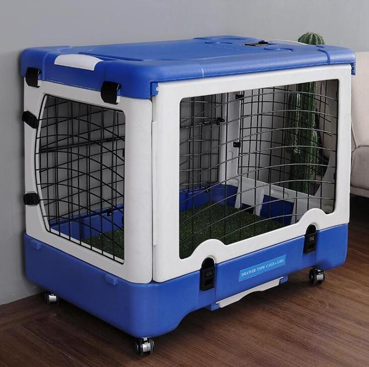 Plastic luxury dog cage large dog cage collapsible cage for dog