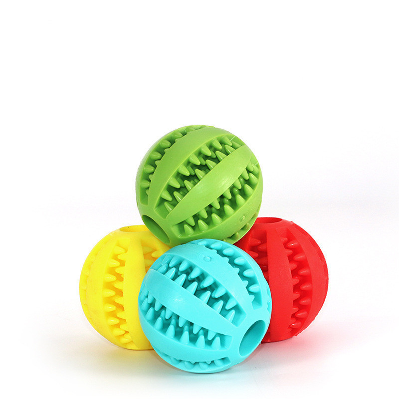 7cm Dog Toys Interactive Chew Rubber Dog Ball Wholesale Pet Toys