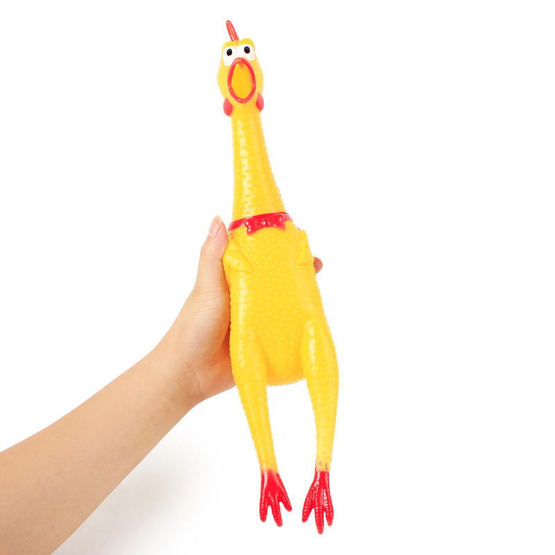 Screaming Squeaky Chicken Dog Toy Funny Dog Latex Toy Pet Chew Toys