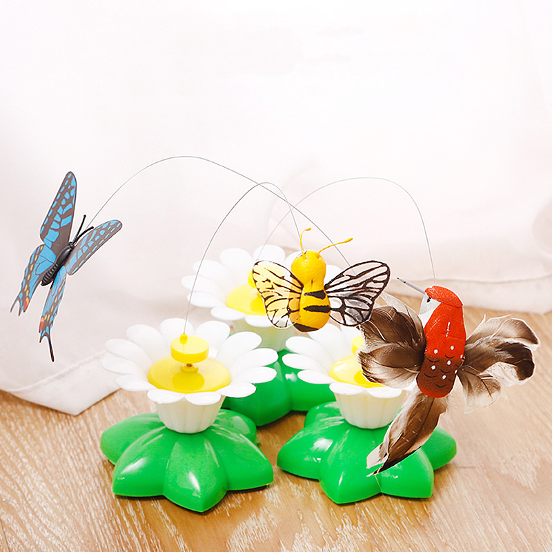 Cat Toy Electric Small Bird Butterfly Bee Cat Toys Interactive Automatic Cat Toy