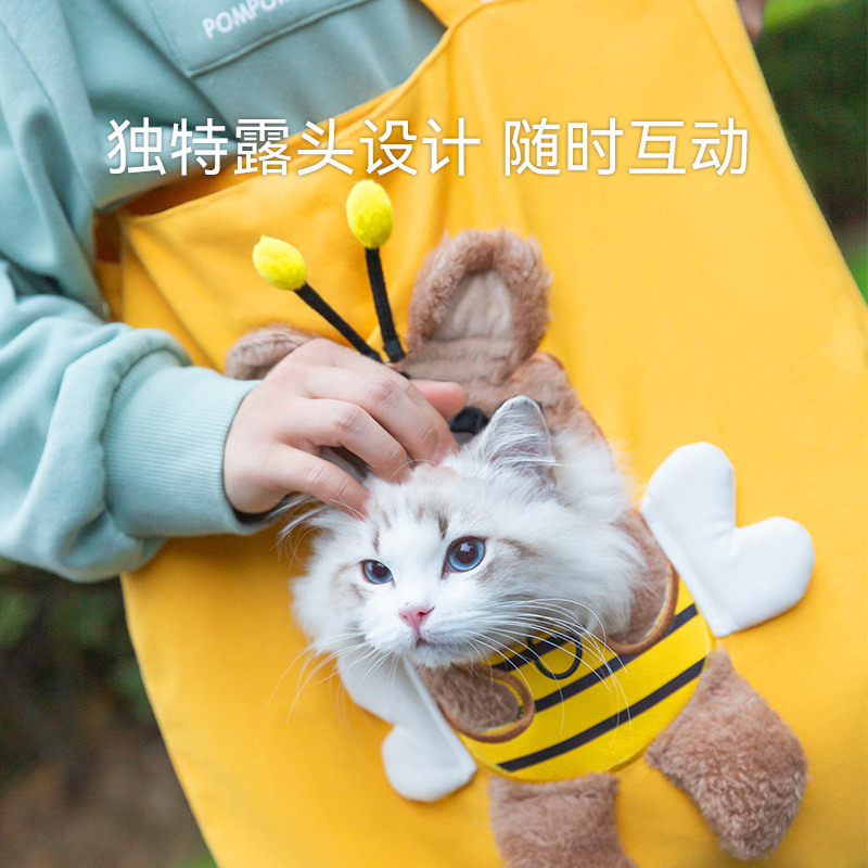 Cute Pet Carrier Sling Bag Outdoor Wholesale Cat Bag Fashion Canvas Bag For Cat