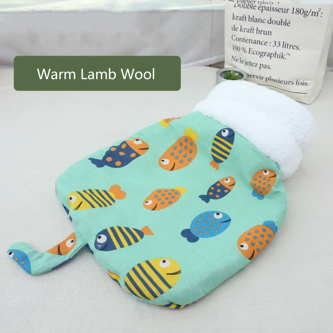 New Wholesale Cat Sleeping Bag Lamb Wool Warm Cat Cave Bed Semi-Closed Sleeping Bag For Cat