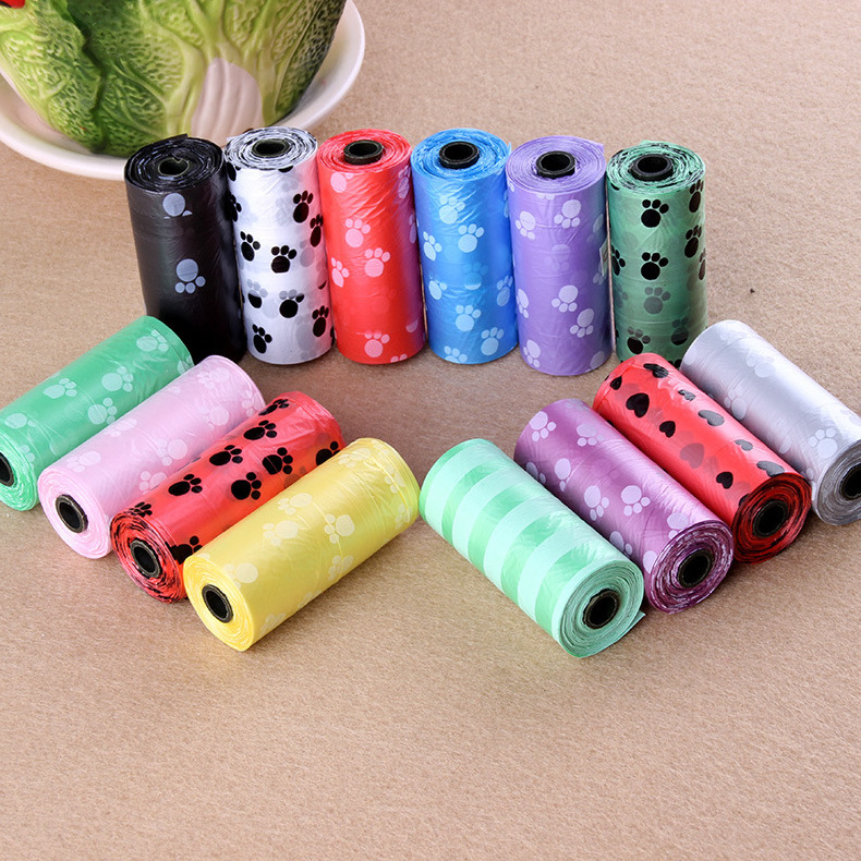 Wholesale Cheap Dog Poop Dispenser Bags Waste Rolls Plastic Dog Poop Bags