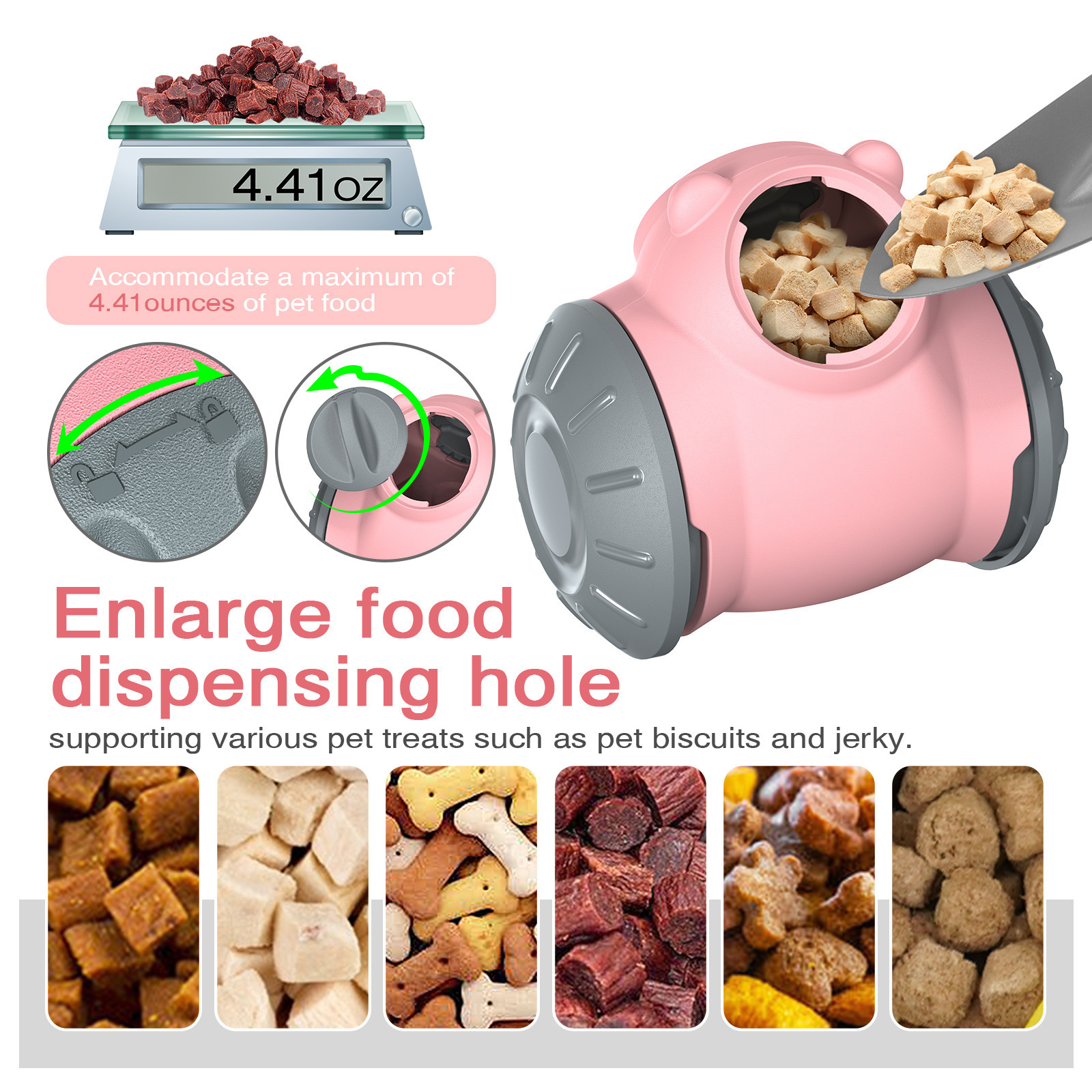 Dog Food Toy Pet Dog Educational Toys Leakage Food Abs Dog Toys