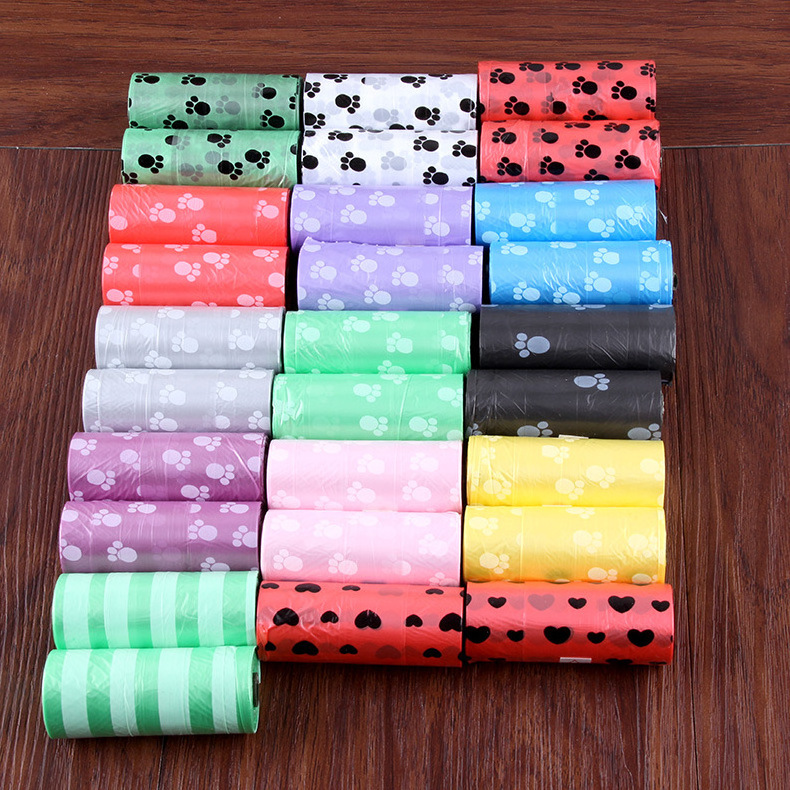 Wholesale Cheap Dog Poop Dispenser Bags Waste Rolls Plastic Dog Poop Bags