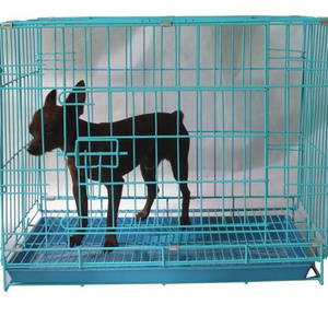 Metal foldable large dog cage collapsible pet cage kennel Mesh dog cage