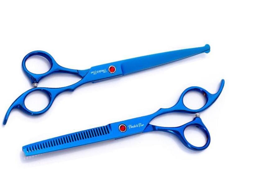 Beauty Pet Hairdressing Scissors Flat Shear Pet Grooming Special Scissors Set