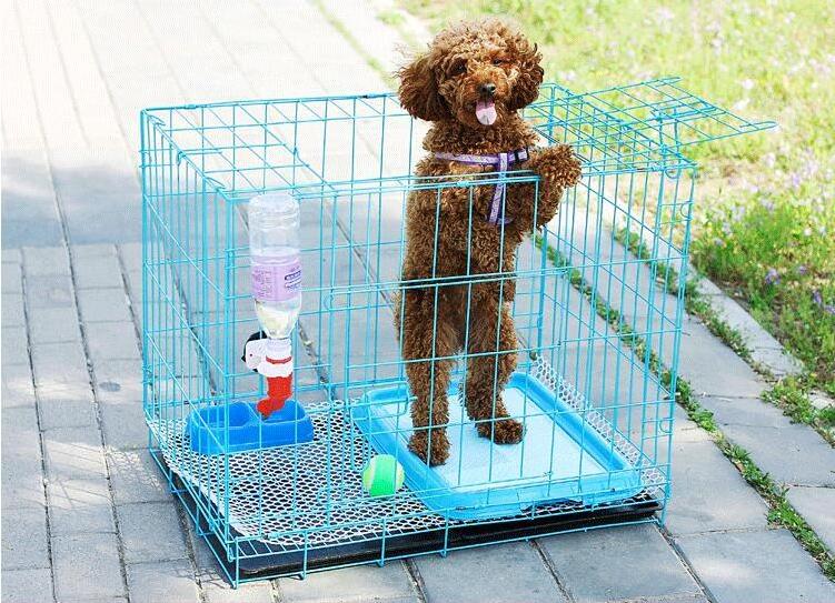 Metal foldable large dog cage collapsible pet cage kennel Mesh dog cage