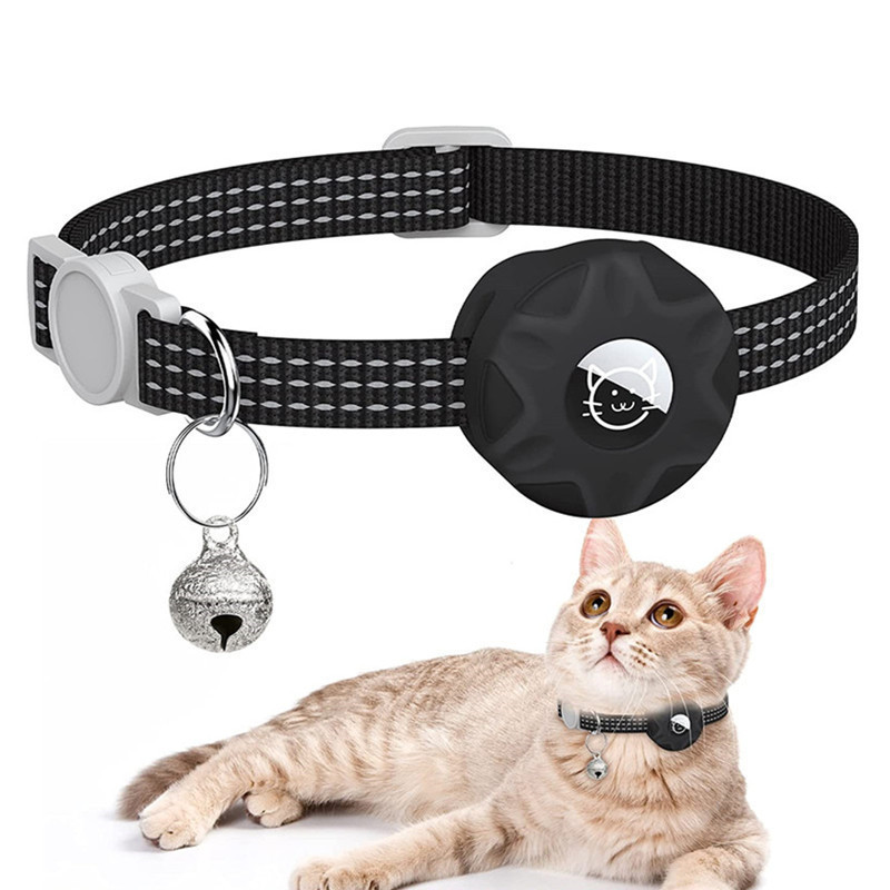 Cat Collars Airtag Pet Collar Wholesale Position Tracker Silicone Case Airtag Cat Collar