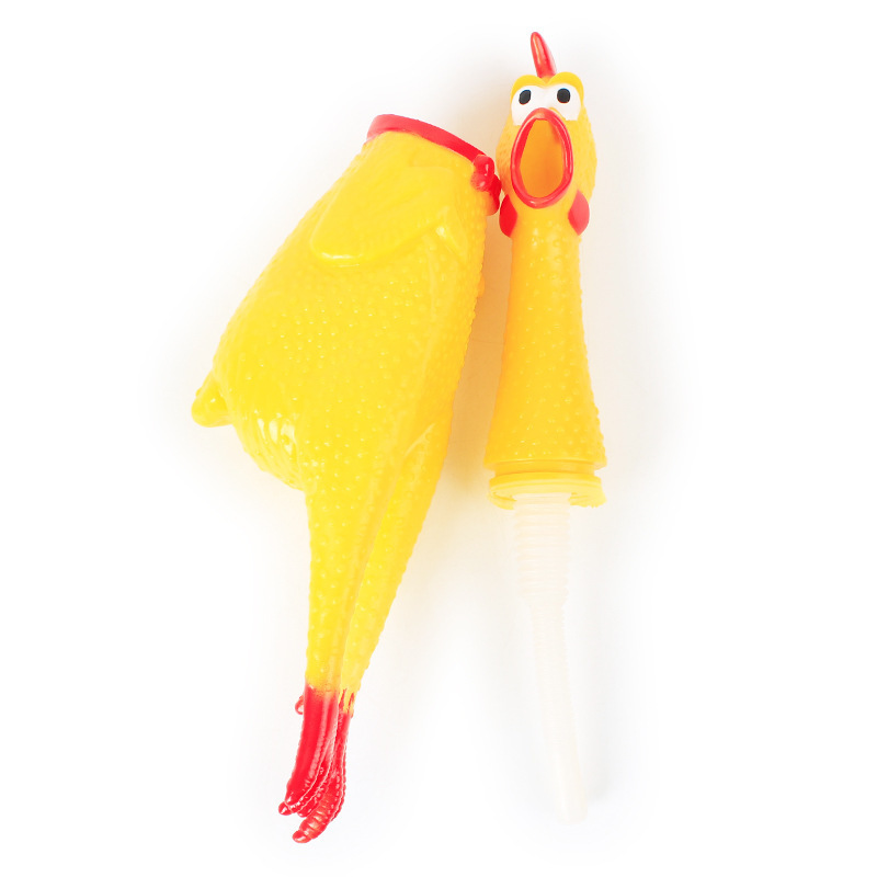 Screaming Squeaky Chicken Dog Toy Funny Dog Latex Toy Pet Chew Toys