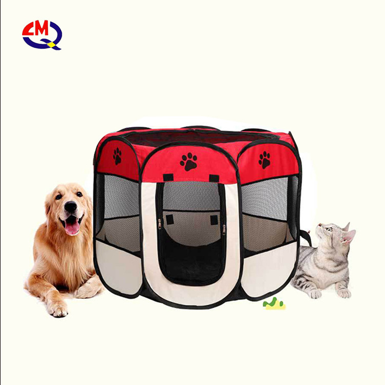 Dog Tent Houses Foldable Indoor Puppy Cats Pet Cage Portable Pet Playpen Foldable Dog Tent