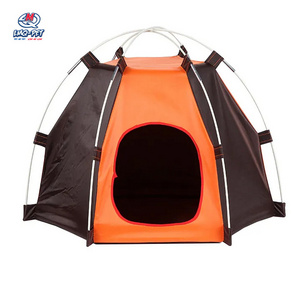 Outdoor pet tent collapsible sunscreen portable pet car dog tent bed Dog Pet Beds For Camping Elevated Dog Bed