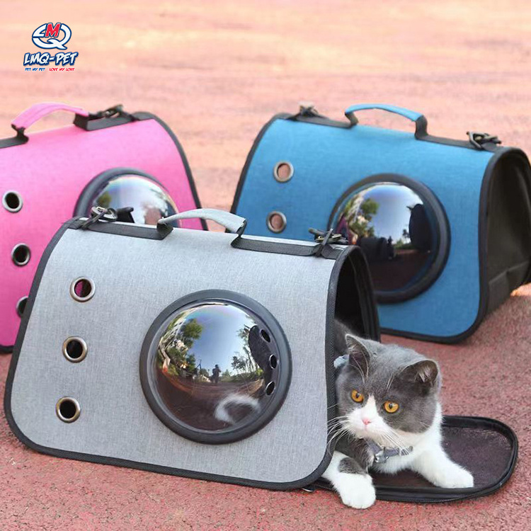 Portable Simple Pet Bag Outdoor Travel Cat Backpack Breathable Adjustable Foldable Cat Backpack Carrier