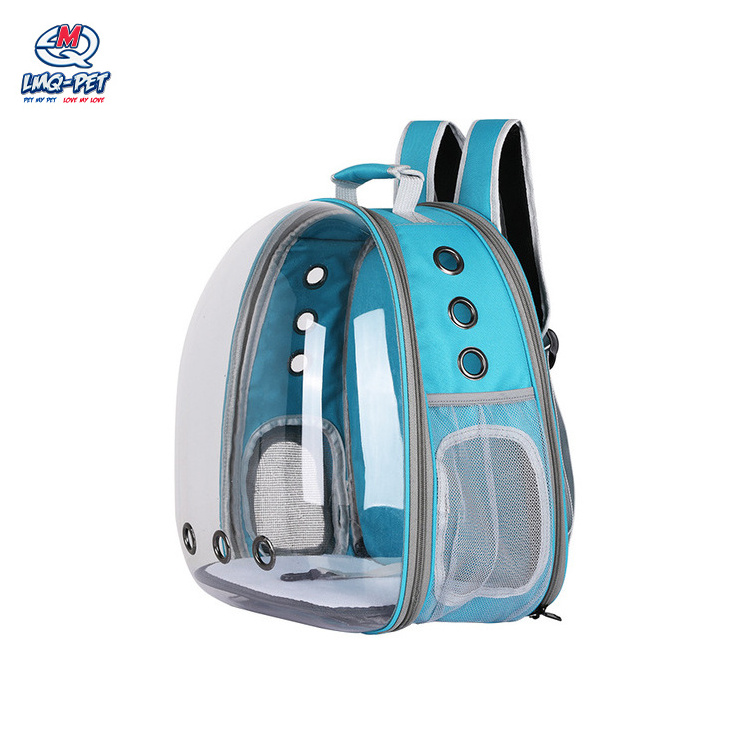 Custom Logo Breathable Outdoor Expandable Pet Carrier Folding Dog Cat Carrier Backpack Expandable Pet Carrier Bag Backpack