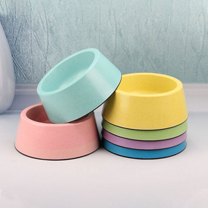 Bamboo fiber pet cat and dog bowl wholesale can be customized multi-color water bowl and food basin Pet Feeding Bowls