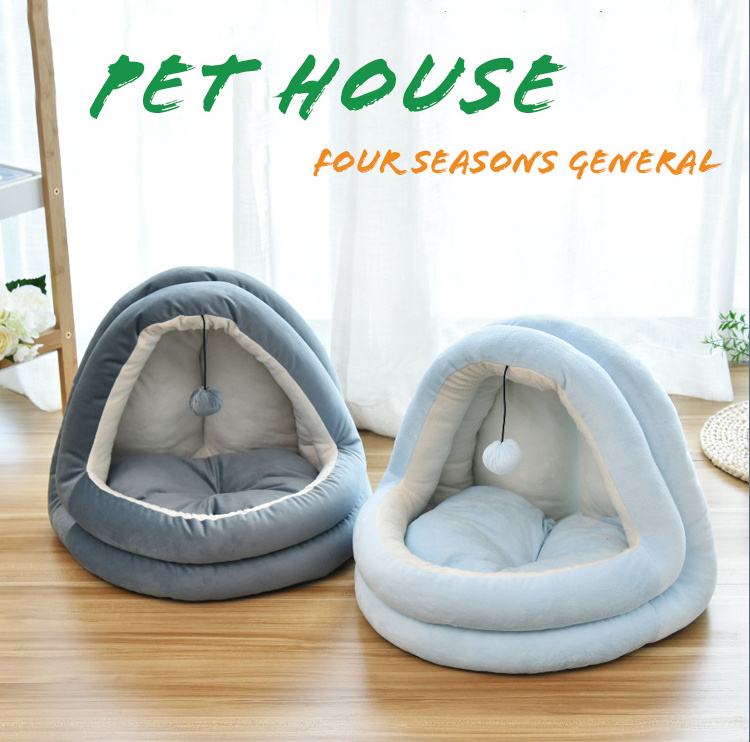 factory manufacturer portable warm pet house home shape pet beds movable cat house