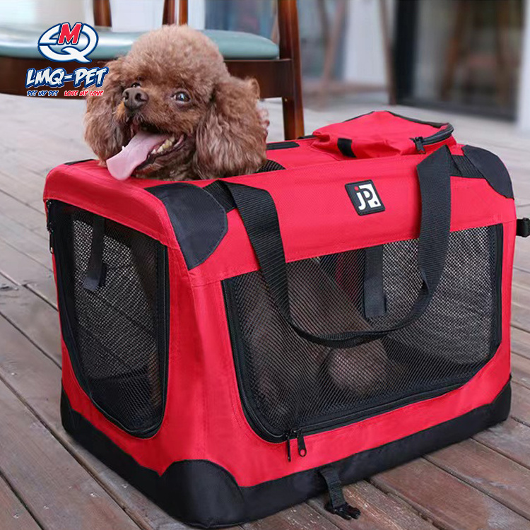 Waterproof Oxford Collapsible Dog Car Seat Covers Travel Bag For Small Dog Travel Carrier Dog Cages Cover Car Seat