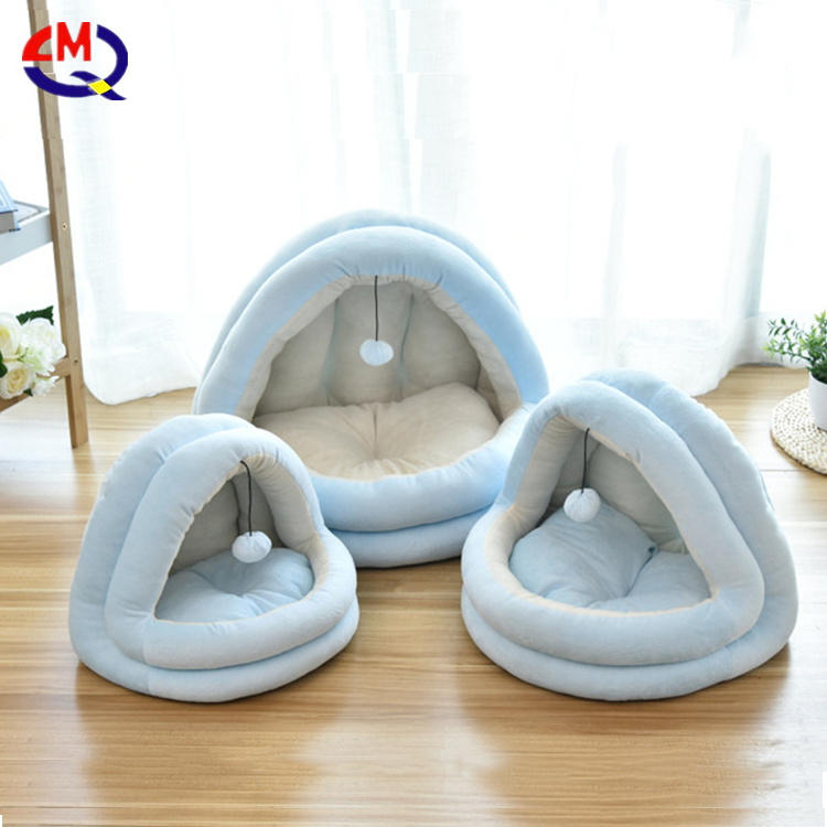 factory manufacturer portable warm pet house home shape pet beds movable cat house