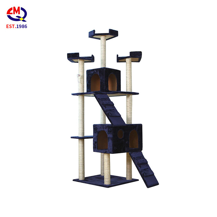 Factory Wholesale Top Pet Furniture House Products luxury big tall cat tree cat play tree modern cheap climbing cat tree