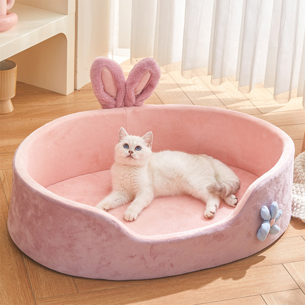 Manji Manufacturer Custom Wholesale 2024 New Arrivals Cats Plush Cushion Luxury Pet Bed Sofa for Dogs