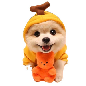 Factory Wholesale Pet Fruit Costume Clothes Cute Design Funny Animal Costume for Dog Cat