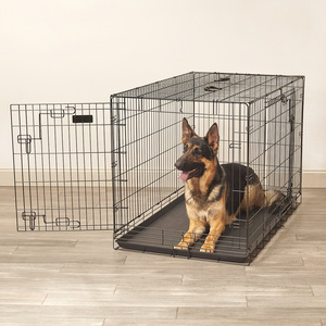 Pet Crates Extra Xxl Large 90 cm Big Strong Metal Iron Large Size Stainless Steel Foldable Heavy Duty Dog Cage and kennels