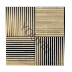 Decorative Akupanel 600mm*600mm Interior Sound Proof Absorting Wood Slat Wall Panel Mdf Acoustic Panel Akustik Panel