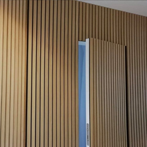 Sound Proof Walnut Veneer Wood Wool Slat Wall Wooden Akupanel Acoustic Panels For Walls