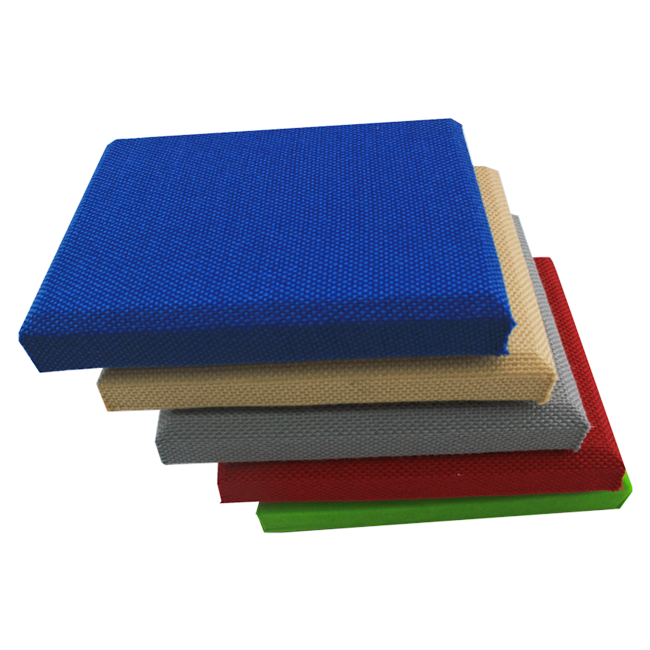 Factory Supply Noise Absorption Absorbing Panels Fabric Wrapped Wall Panels Acoustic Fabric Panel For Cinema