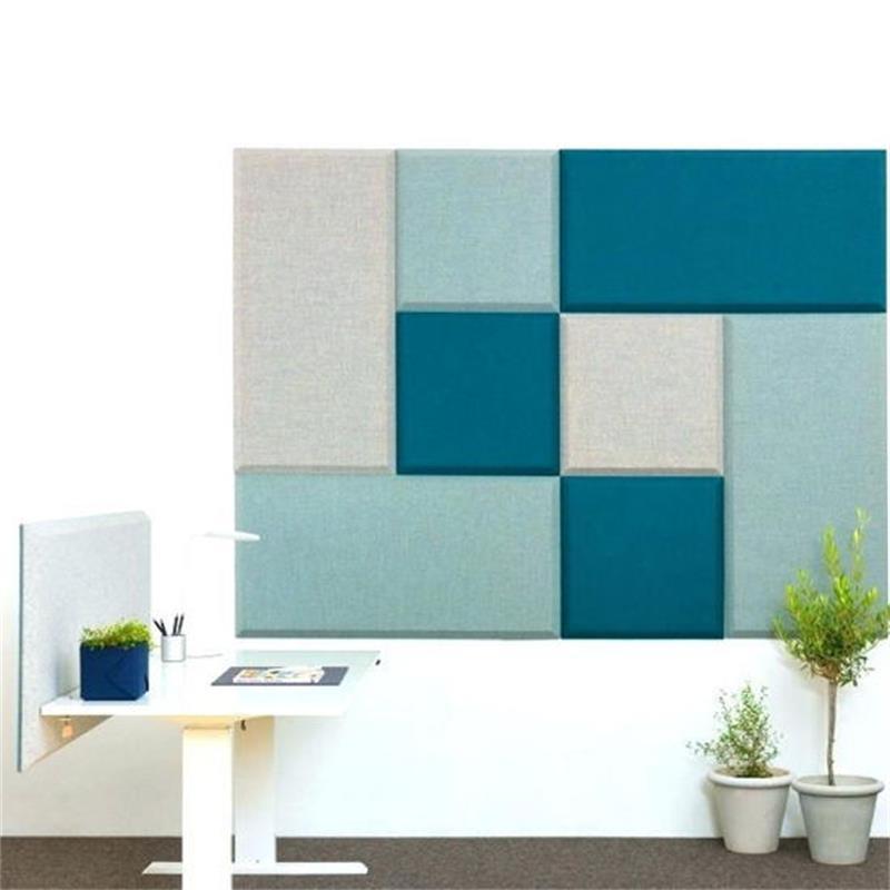 50mm Acoustic Panel Fabric Wrapped Wall Panel Fiberglass Treatment Acoustic Panels