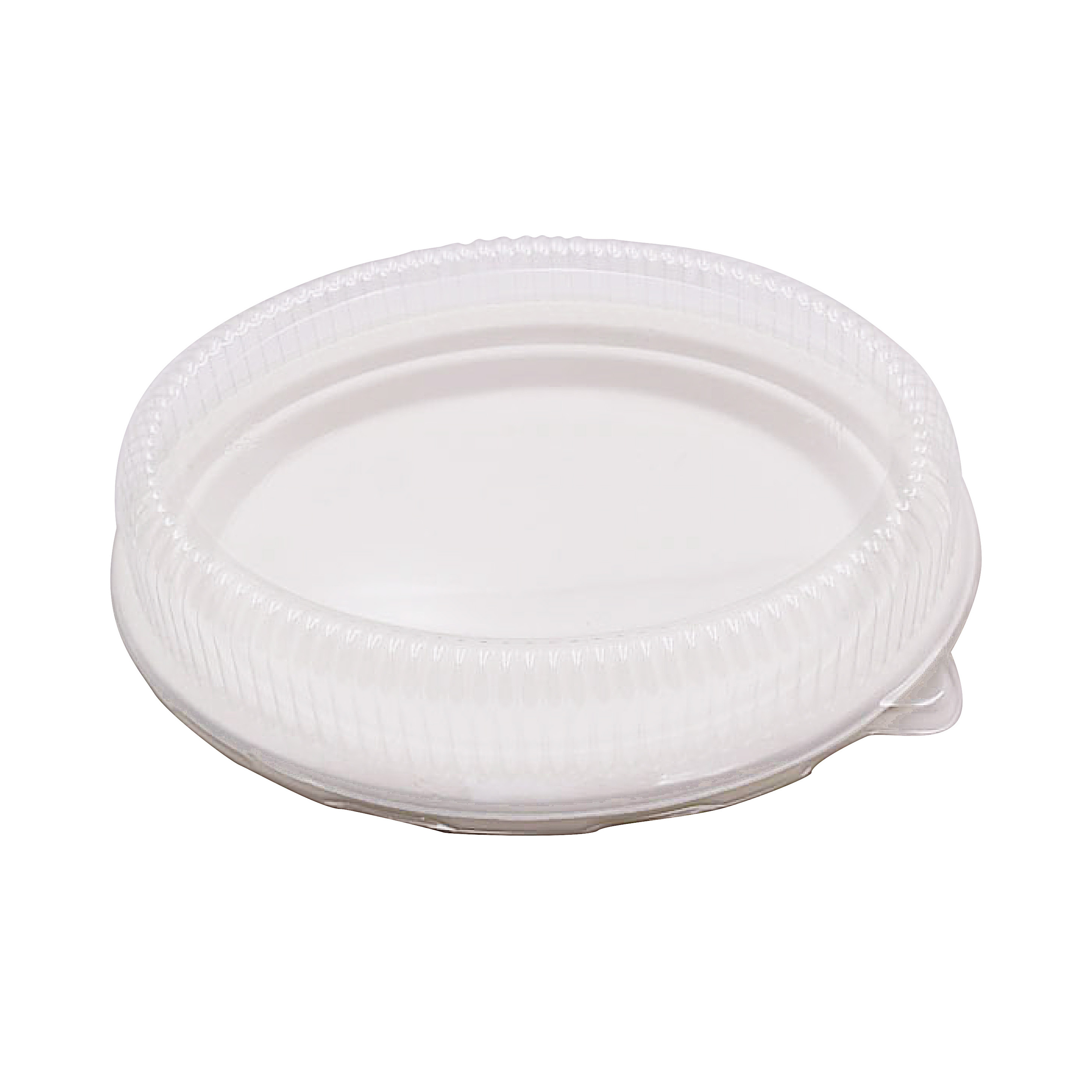 disposable bagasse plates with plastic transparent cover lid