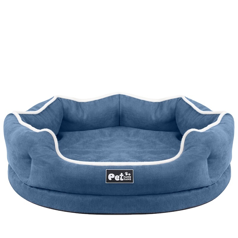 Custom Wholesale Luxury Soft  Large Memory Foam Pet Dog Bed