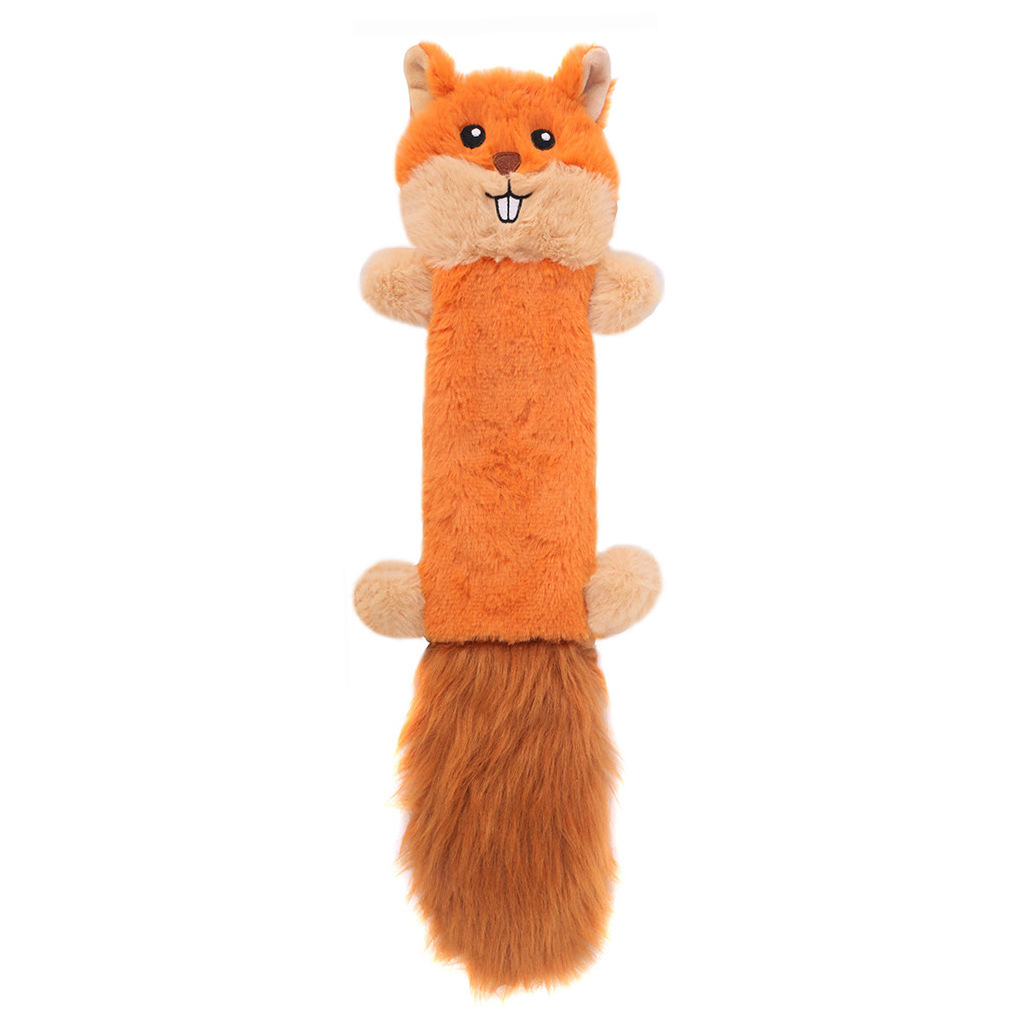 Factory high quality squeaky funny wholesale plush interactive dog squeaky toy