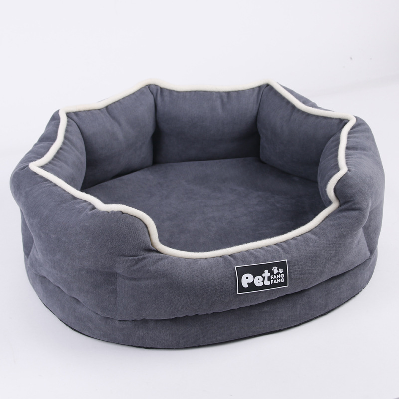 Custom Wholesale Luxury Soft  Large Memory Foam Pet Dog Bed