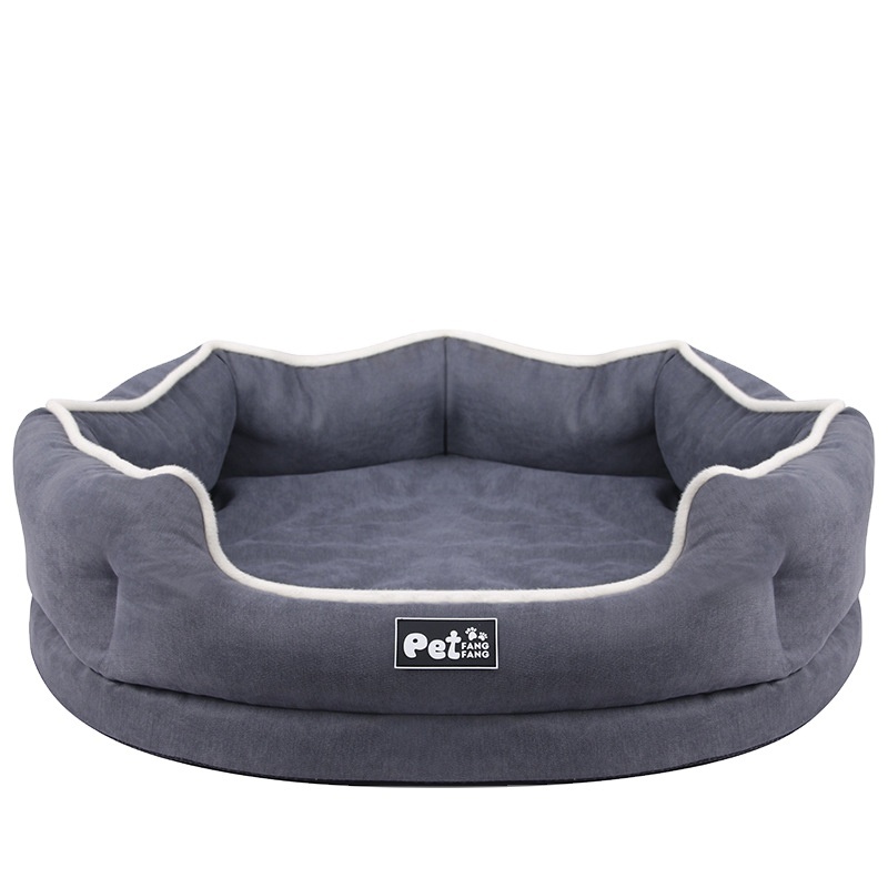 Custom Wholesale Luxury Soft  Large Memory Foam Pet Dog Bed