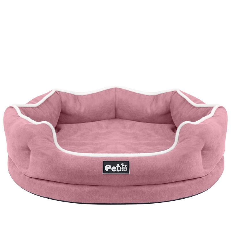 Custom Wholesale Luxury Soft  Large Memory Foam Pet Dog Bed