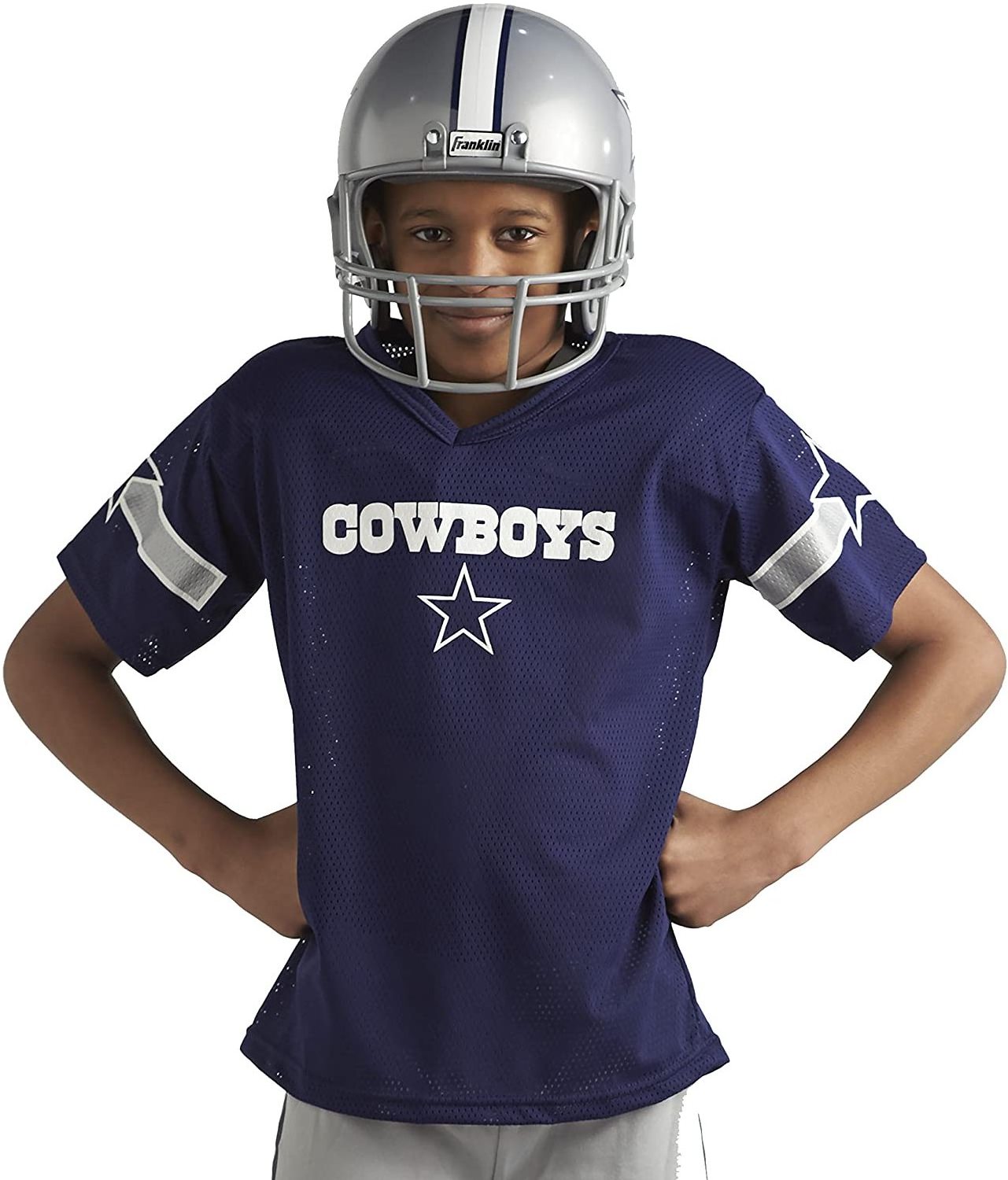 Kids Football Uniform Set Youth Football Costume for Boys & Girls - Set Includes Helmet Football,/ Rugby Shirts