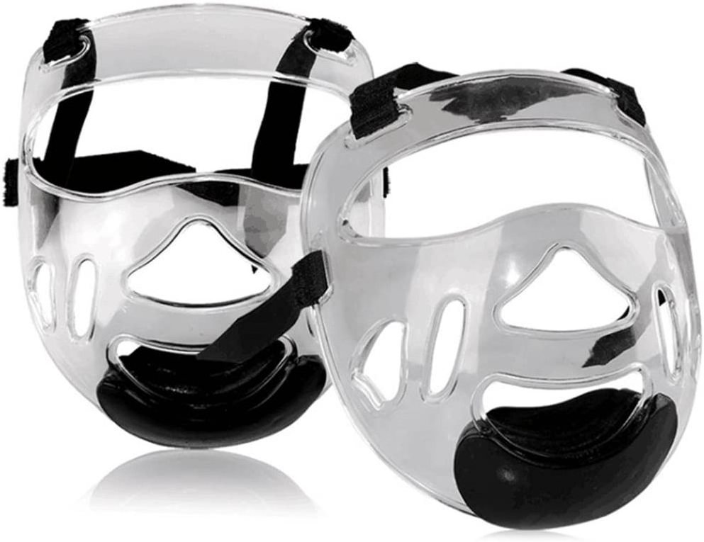 Clear Face Guard, Head Guard Portable Detachable Taekwondo Protective Helmet for Sports