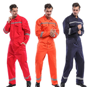 Worker clothing Spring Siamese work overalls jumpsuit auto repair suit dustproof cotton painter mechanical labor work coveralls