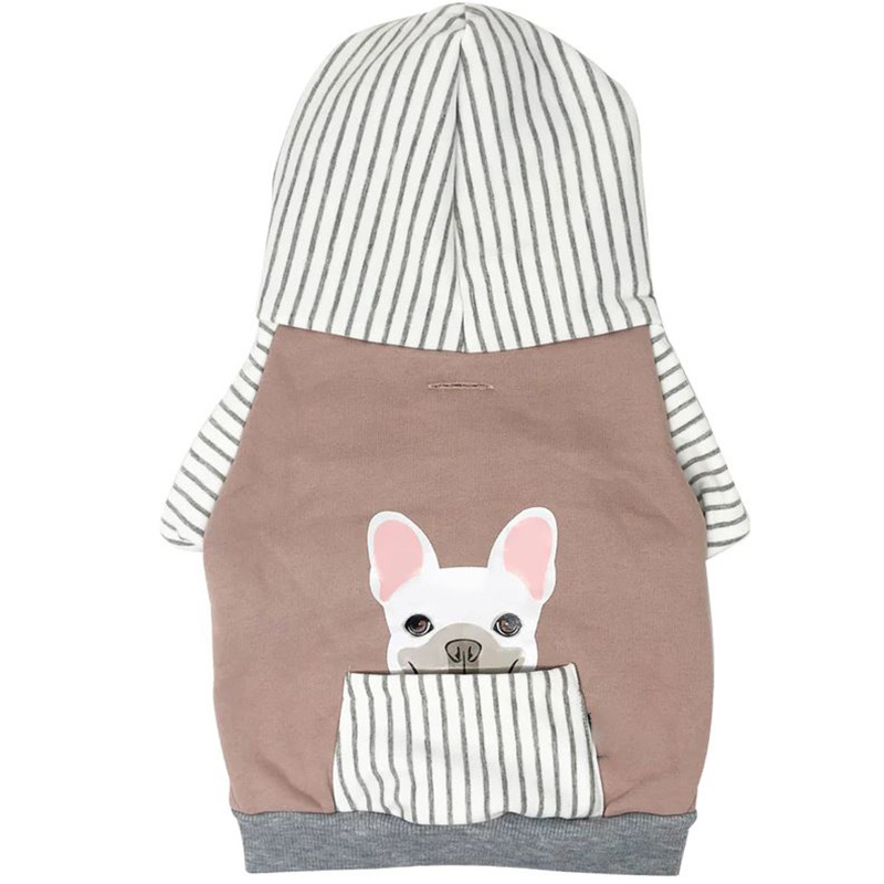 Custom dog hoodie match with pet clothes cute pet clothes 100% cotton dog clothes China