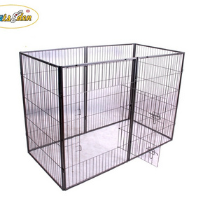 6 Panels Metal tube Dog pet Playpen animals exercise and Run Fence