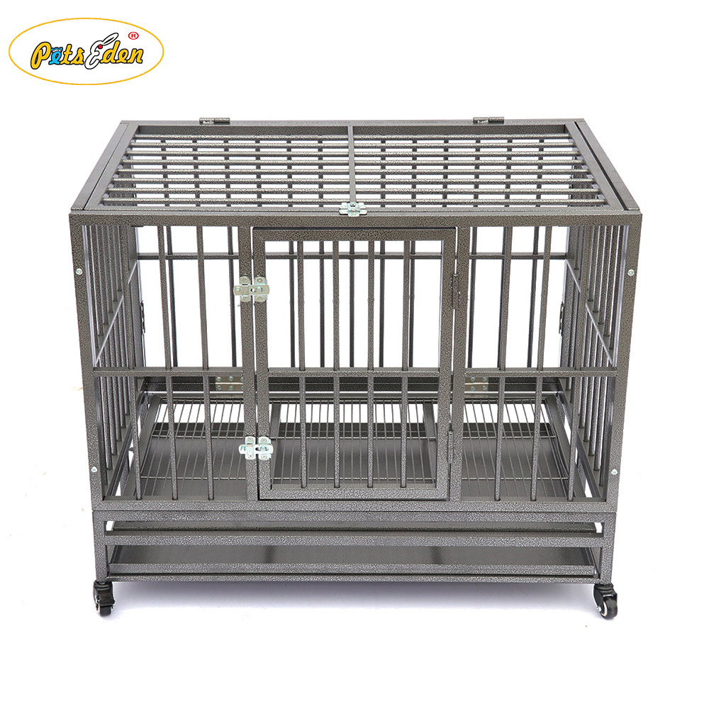 Wire Tube Dog cage travel house solid pet crate kennel color customized