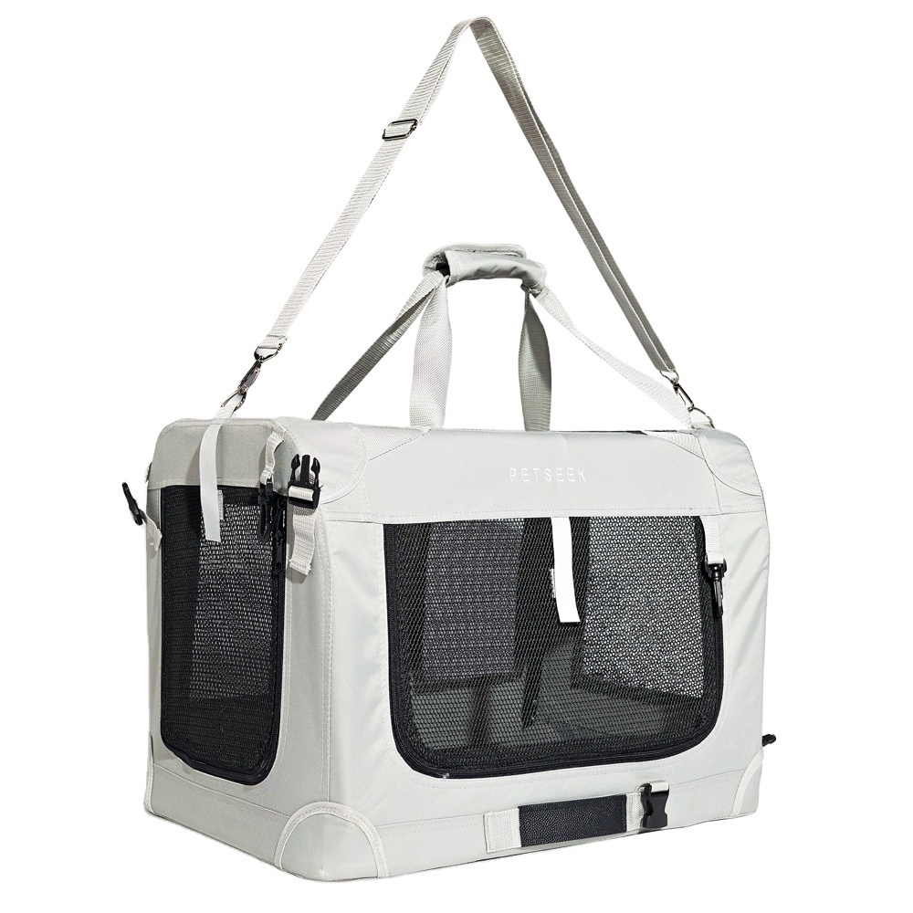 Petseek Extra Large Vehicle-mounted Cat Dog Bag Soft animal Cages Carriers For Small Medium Dog