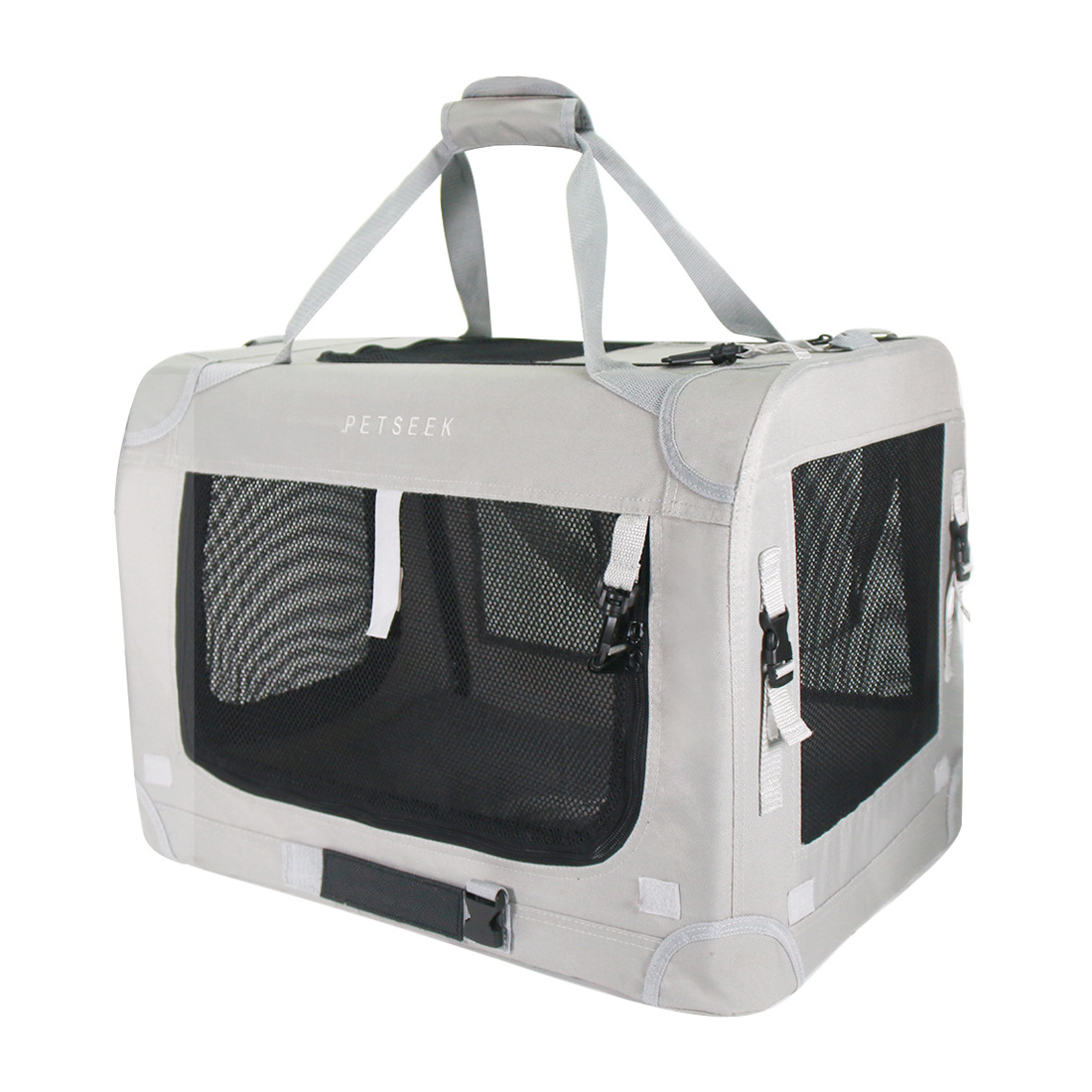 Petseek Extra Large Vehicle-mounted Cat Dog Bag Soft animal Cages Carriers For Small Medium Dog