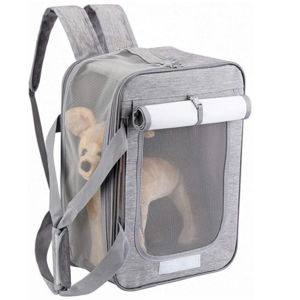 New Arrival Portable Airline Approved Dog Backpack Carrier Ventilated Pet Hiking Backpack Camping Biking Travel Dog Bag