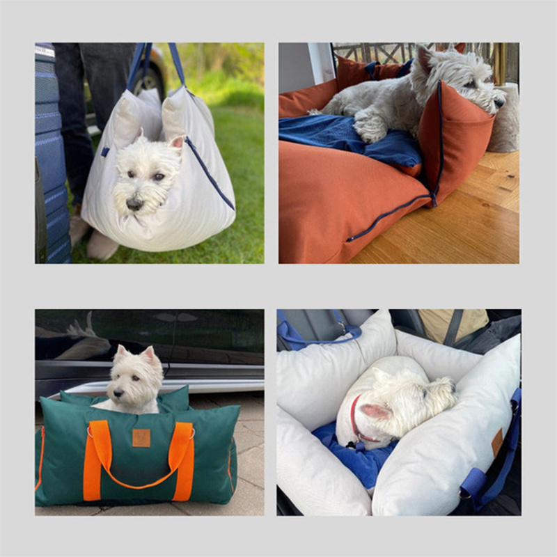 Car seat portable pet booster orange travel small sized pets puppy dog car seat booster carseat pet car seat