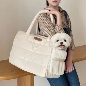 OEM Hot selling Fashion Airline Approved Pet Carrier Dog Purse Carrying Cat Soft-Sided Carriers Travel Pet Bag