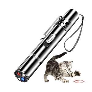 Hot Selling Pet Toy LED Light Pointer Interactive Toys Pet Chaser Tease Stick Training Exercise Cat Laser Toy